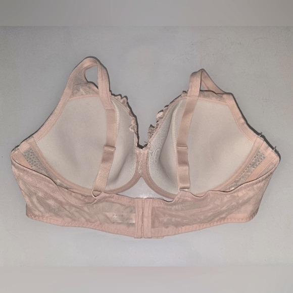 NWOT Adore Me Marella Contour Plus Demi Lace Peachy Beige Lined Size 44D 44 D - Picture 9 of 9